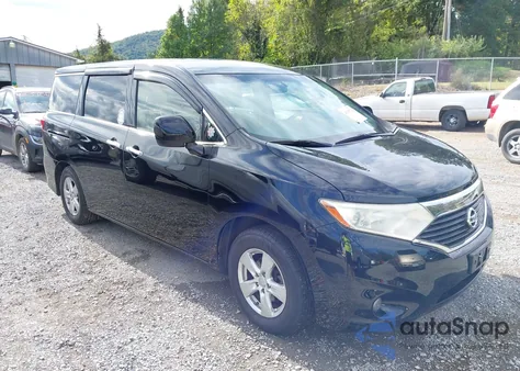 2013 Nissan Quest Sv из США, поврежденный, VIN JN8AE2KPXD9068730